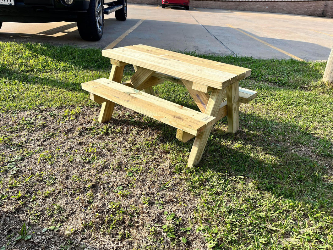 3ft Wooden Picnic Table